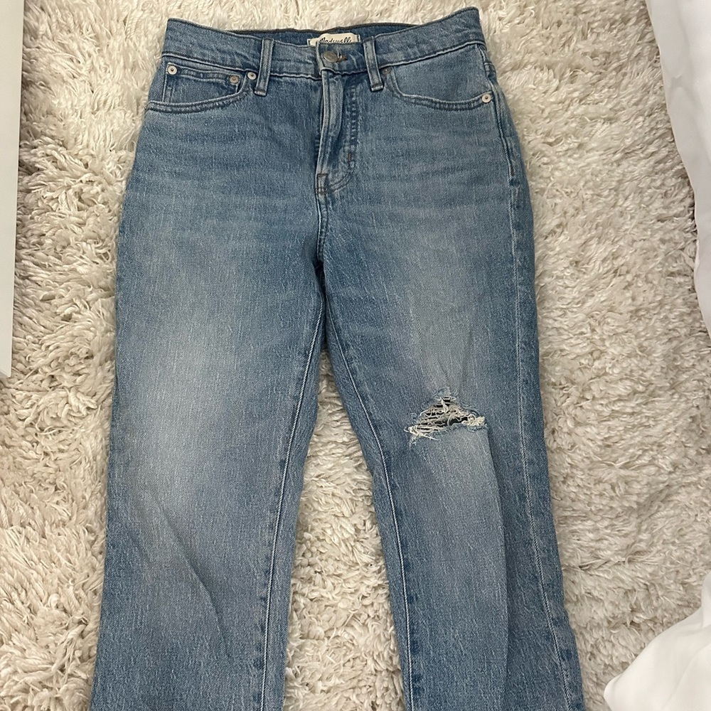 MADEWELL PERFECT VINTAGE CROP JEANS 💙